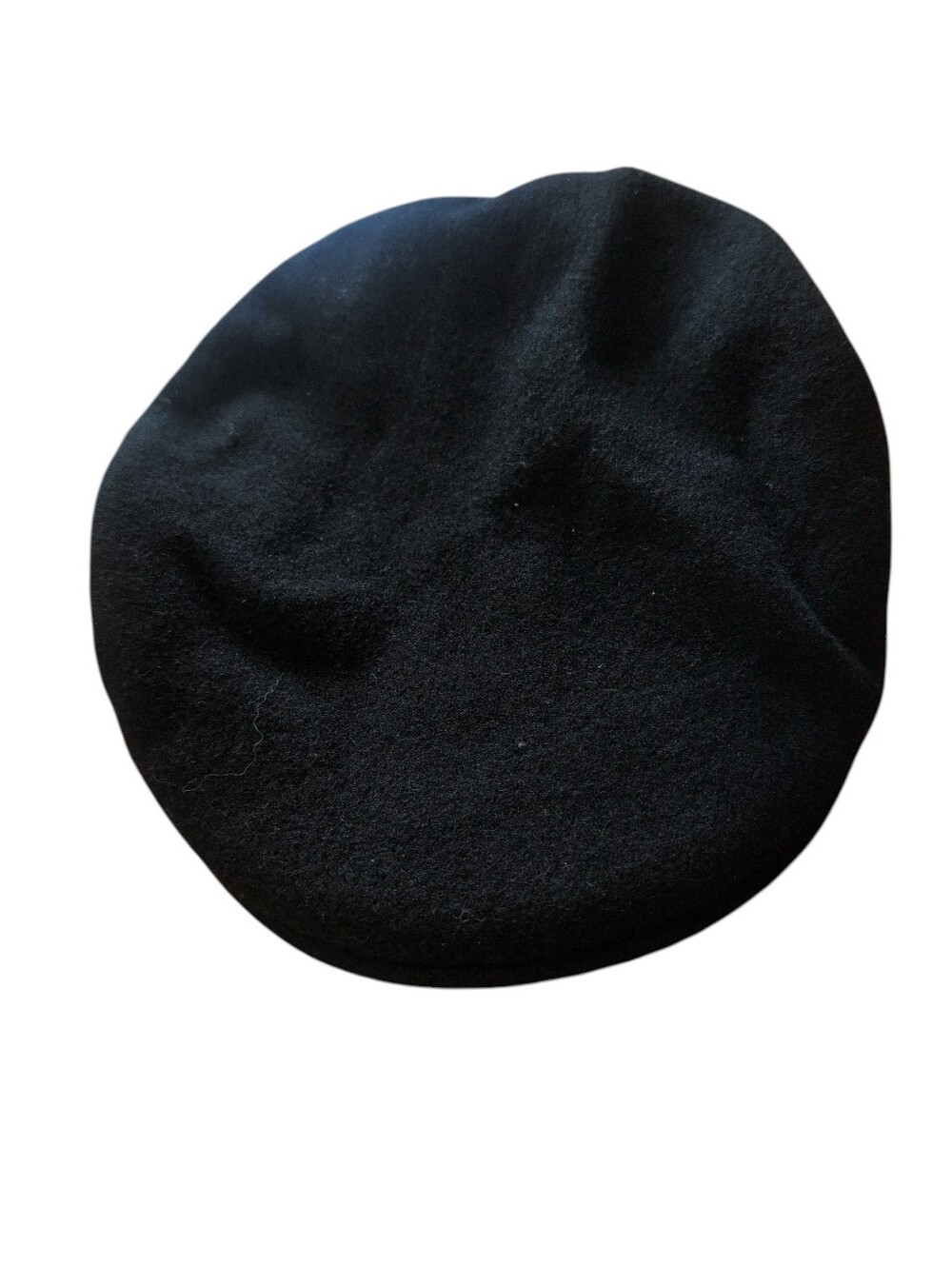 Kangol 504 Wool Flat Cap Men's Medium Black Ivy Newsboy Driving Golf Hat - Picture 2 of 5